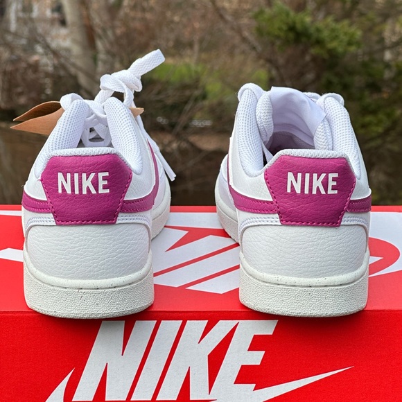 Nike Court Vision Low NN Womens 7 Youth 5.5Y White Sustainable Casual Sneaker - Picture 5 of 11